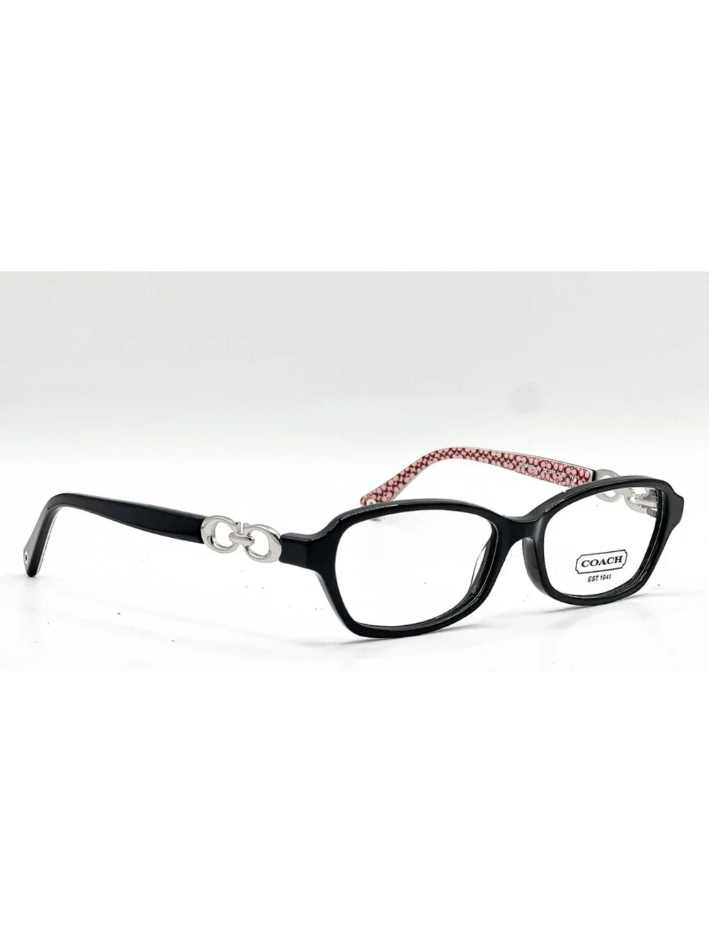 Coach Hc 6017 5034 Polished Black Authentic Eyeglasses 52-15-135